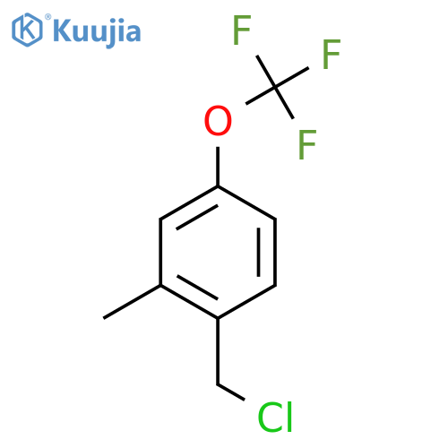 Cc1cc(OC(F)(F)F)ccc1CCl structure