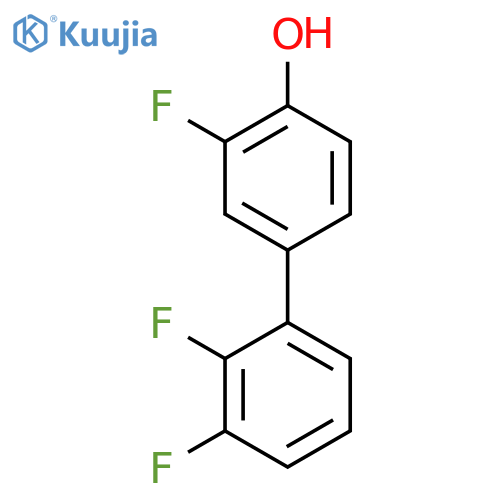 4-(2,3-Difluorophenyl)-2-fluorophenol structure