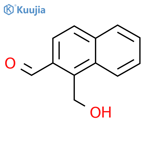1-(Hydroxymethyl)naphthalene-2-carboxaldehyde structure