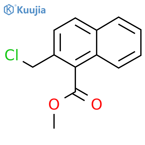 Methyl 2-(chloromethyl)naphthalene-1-carboxylate structure