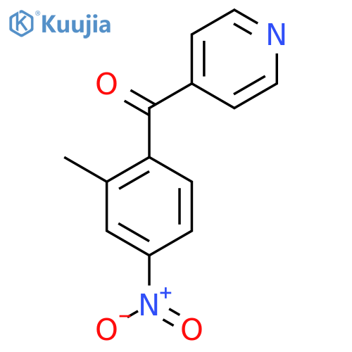 4-(2-Methyl-4-nitrobenzoyl)pyridine structure