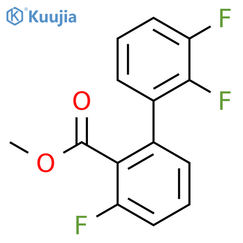 Methyl 3,2',3'-trifluorobiphenyl-2-carboxylate structure