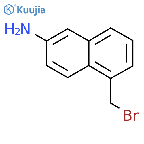 2-Amino-5-(bromomethyl)naphthalene structure