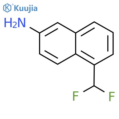 2-Amino-5-(difluoromethyl)naphthalene structure