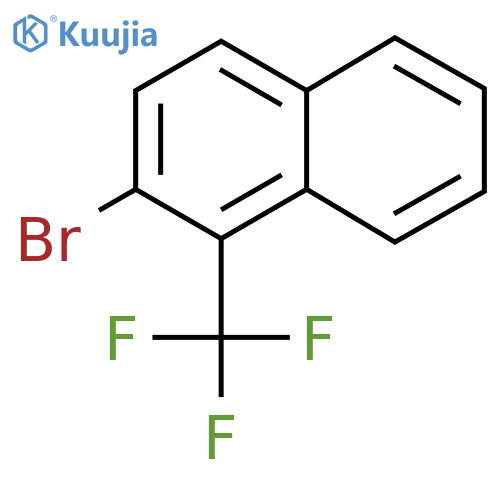 2-Bromo-1-(trifluoromethyl)naphthalene structure