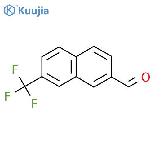 2-(Trifluoromethyl)naphthalene-7-carboxaldehyde structure