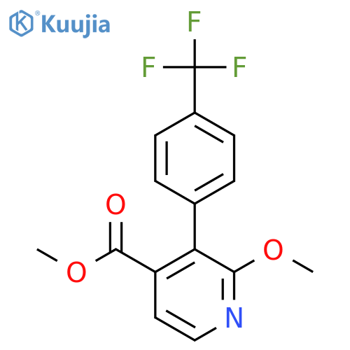 Methyl 2-methoxy-3-(4-(trifluoromethyl)phenyl)isonicotinate structure