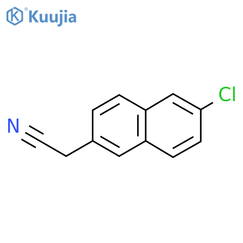 2-(6-Chloronaphthalen-2-yl)acetonitrile structure