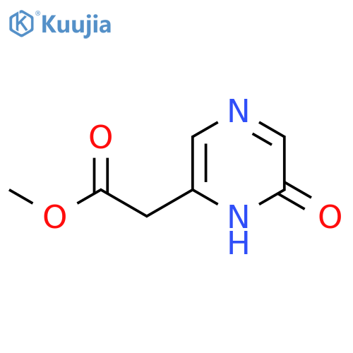 Methyl 2-hydroxypyrazine-6-acetate structure