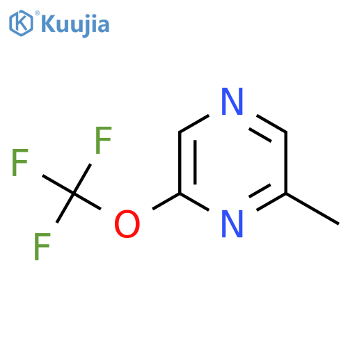 2-Methyl-6-(trifluoromethoxy)pyrazine structure