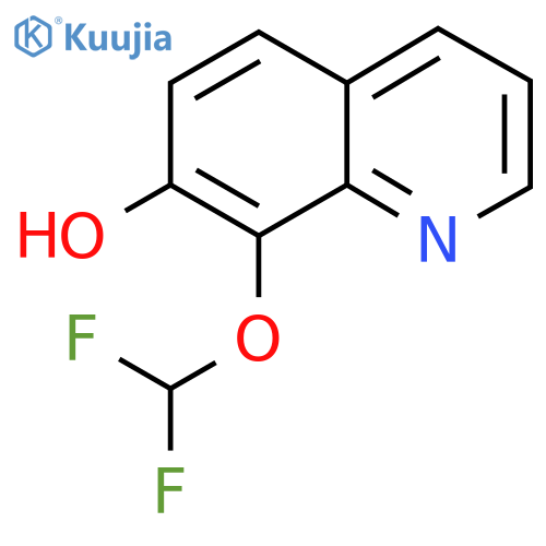 8-(Difluoromethoxy)-7-hydroxyquinoline structure
