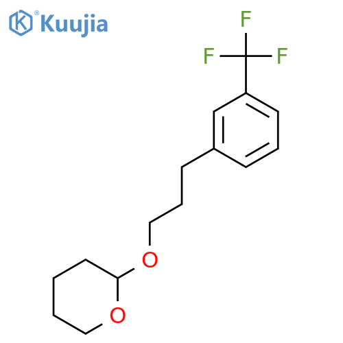 2-(3-(3-(Trifluoromethyl)phenyl)propoxy)-tetrahydro-2H-pyran structure