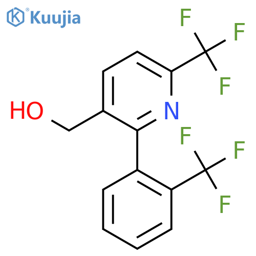 6-(Trifluoromethyl)-2-(2-(trifluoromethyl)phenyl)pyridine-3-methanol structure