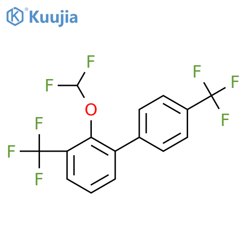 3,4'-Bis(trifluoromethyl)-2-(difluoromethoxy)biphenyl structure