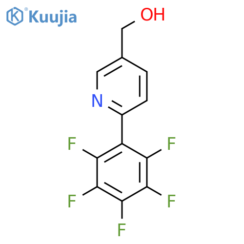 2-(Perfluorophenyl)pyridine-5-methanol structure