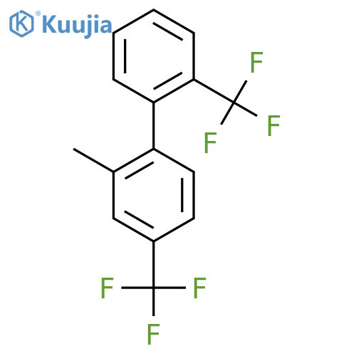 4,2'-Bis(trifluoromethyl)-2-methylbiphenyl structure