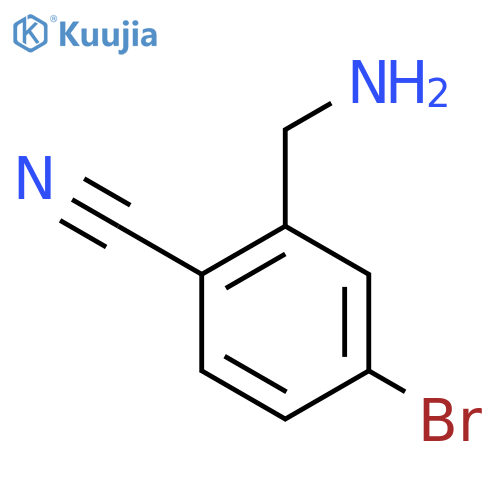 5-Bromo-2-cyanobenzylamine structure