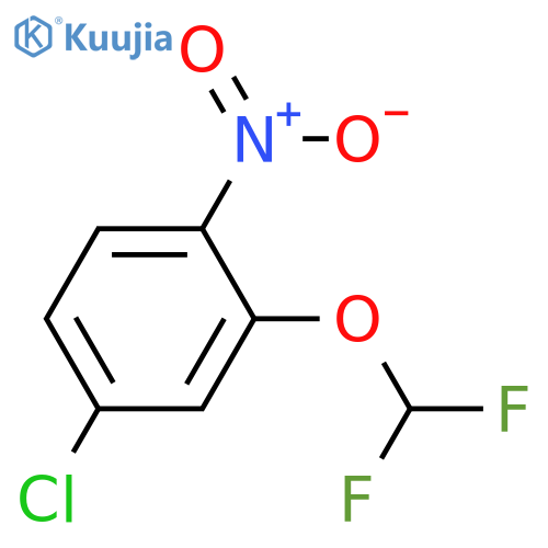 4-chloro-2-(difluoromethoxy)-1-nitrobenzene structure