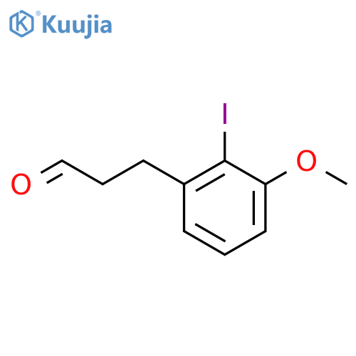 3-(2'-Iodo-3'-methoxyphenyl)propionaldehyde structure