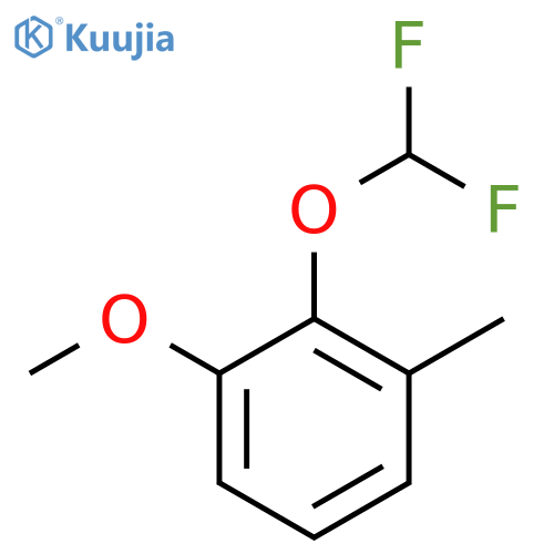 2-(Difluoromethoxy)-3-methoxytoluene structure