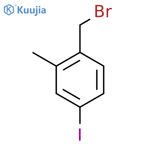 4-Iodo-2-methylbenzyl bromide structure