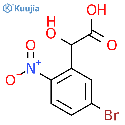 5-Bromo-2-nitromandelic acid structure