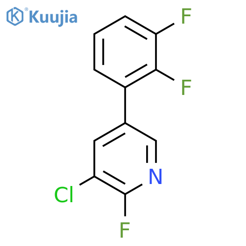 3-Chloro-5-(2,3-difluorophenyl)-2-fluoropyridine structure