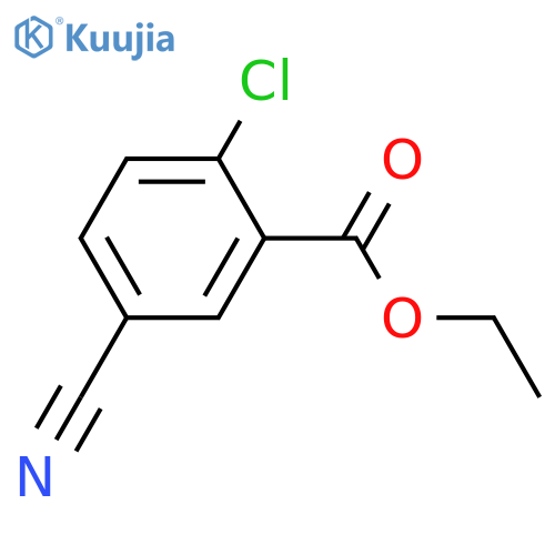 2-Chloro-5-cyanobenzoic acid ethyl ester structure
