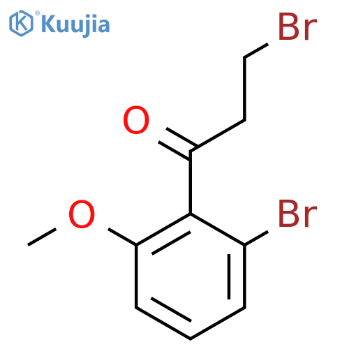 2',3-Dibromo-6'-methoxypropiophenone structure