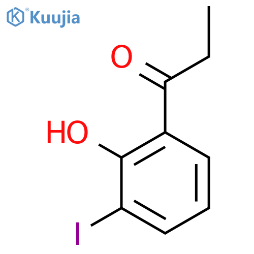 2'-Hydroxy-3'-iodopropiophenone structure