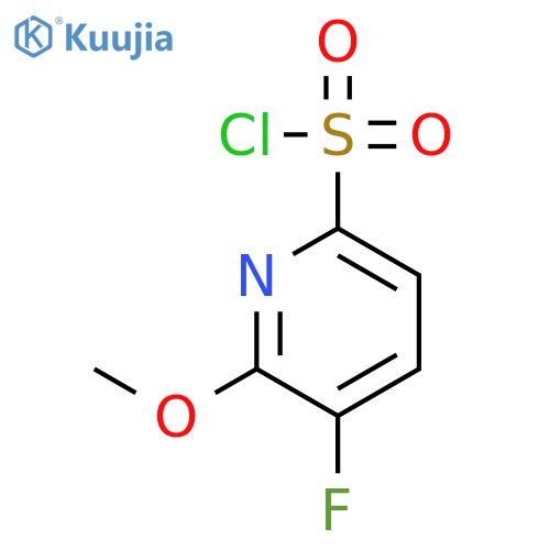 5-Fluoro-6-methoxypyridine-2-sulfonyl chloride structure