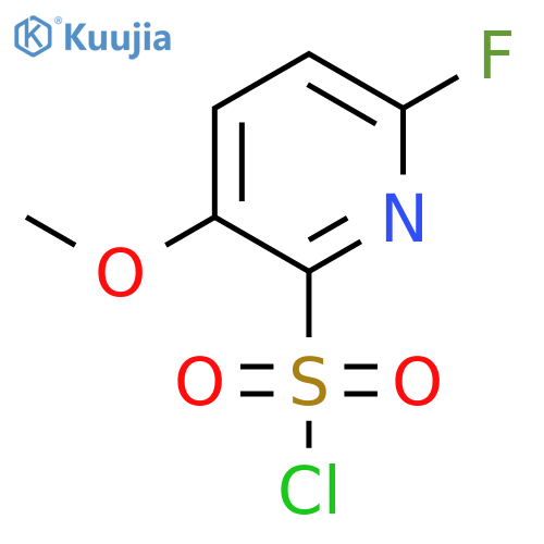 6-Fluoro-3-methoxypyridine-2-sulfonyl chloride structure