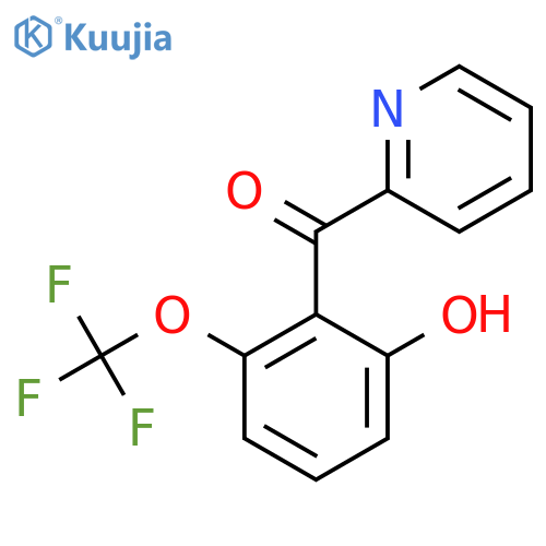 2-(2-Hydroxy-6-(trifluoromethoxy)benzoyl)pyridine structure