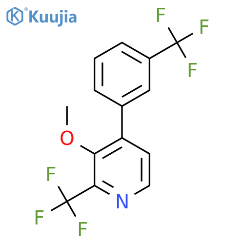 3-Methoxy-2-(trifluoromethyl)-4-(3-(trifluoromethyl)phenyl)pyridine structure