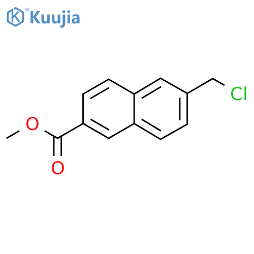 Methyl 2-(chloromethyl)naphthalene-6-carboxylate structure