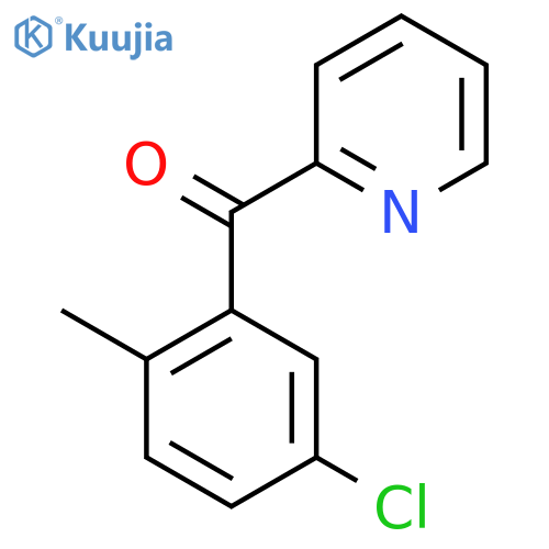 2-(5-Chloro-2-methylbenzoyl)pyridine structure