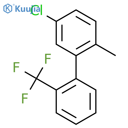 5-Chloro-2-methyl-2'-(trifluoromethyl)biphenyl structure