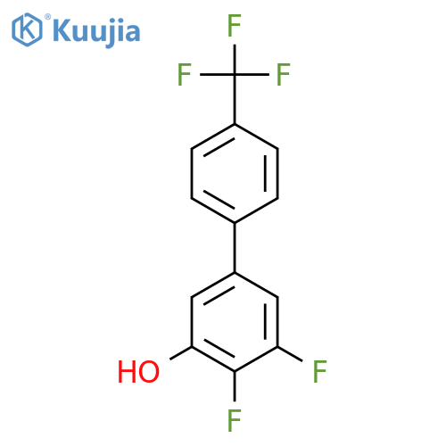 4,5-Difluoro-3-hydroxy-4'-(trifluoromethyl)biphenyl structure