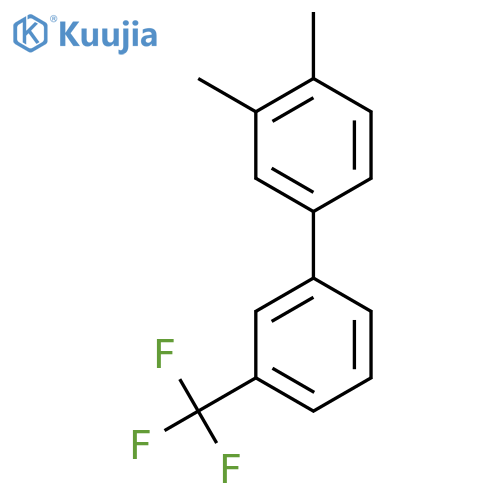 3,4-Dimethyl-3'-(trifluoromethyl)biphenyl structure
