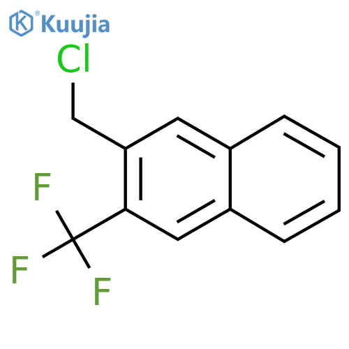 3-(Chloromethyl)-2-(trifluoromethyl)naphthalene structure