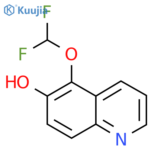 5-(Difluoromethoxy)-6-hydroxyquinoline structure