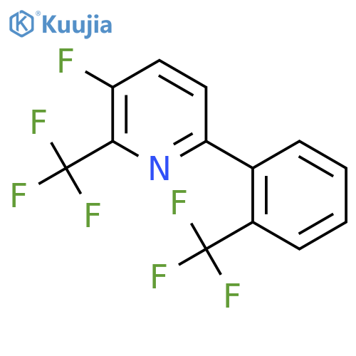 3-Fluoro-2-(trifluoromethyl)-6-(2-(trifluoromethyl)phenyl)pyridine structure