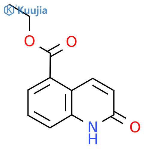 Ethyl 2-oxo-1,2-dihydroquinoline-5-carboxylate structure