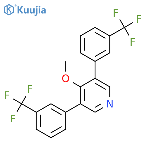 3,5-Bis(3-(trifluoromethyl)phenyl)-4-methoxypyridine structure