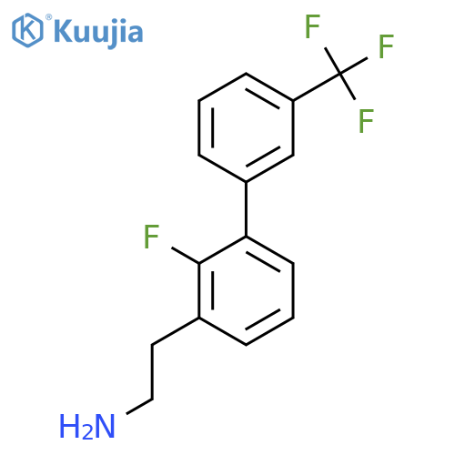 2-(2-Fluoro-3'-(trifluoromethyl)biphenyl-3-yl)-ethylamine structure