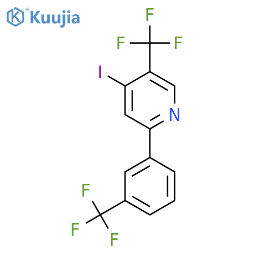 4-Iodo-5-(trifluoromethyl)-2-(3-(trifluoromethyl)phenyl)pyridine structure