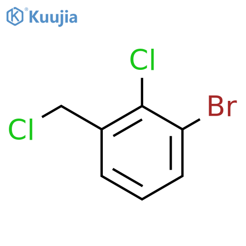 1-bromo-2-chloro-3-(chloromethyl)benzene structure