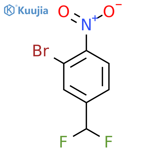 2-Bromo-4-(difluoromethyl)-1-nitrobenzene structure