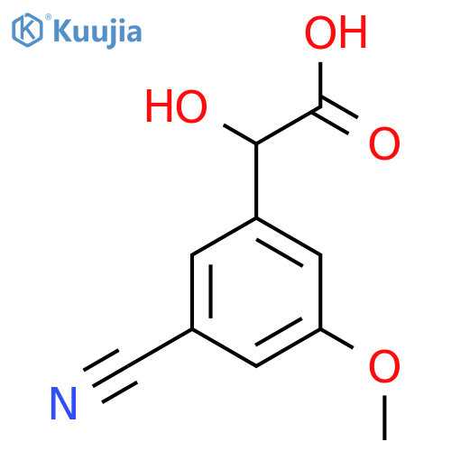 3-Cyano-5-methoxymandelic acid structure