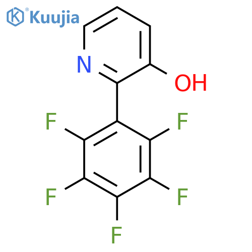 3-Hydroxy-2-(perfluorophenyl)pyridine structure